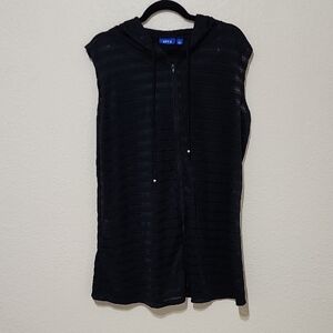 Apt. 9 Black Buttoned Coverup for Swim